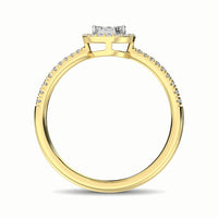 Thumbnail for 14K Yellow Gold 3/8 Ct.Tw. Diamond Fashion Ring