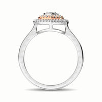 Thumbnail for 10K Two Tone 1/4 Ct.Tw. Diamond Fashion Ring