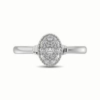 Thumbnail for 10K White Gold 1/5 Ct.Tw. Diamond Fashion Ring