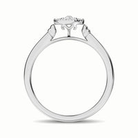 Thumbnail for 10K White Gold 1/5 Ct.Tw. Diamond Fashion Ring