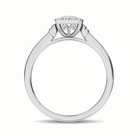 Thumbnail for 10K White Gold 1/5 Ct.Tw. Diamond Fashion Ring