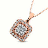 Thumbnail for 10K Rose Gold 1/6 Ct.Tw. Diamond Pendant