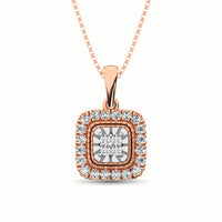 Thumbnail for 10K Rose Gold 1/6 Ct.Tw. Diamond Pendant