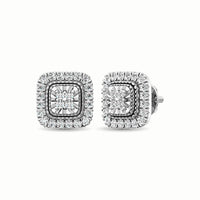 Thumbnail for 10K White Gold 1/3 Ct.Tw. Diamond Stud Earrings