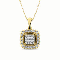 Thumbnail for 10K Yellow Gold 1/6 Ct.Tw. Diamond Pendant