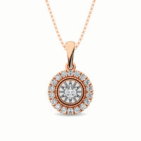 Thumbnail for 10K Rose Gold 1/6 Ct.Tw. Diamond Pendant