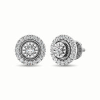 Thumbnail for 10K White Gold 1/3 Ct.Tw. Diamond Stud Earrings