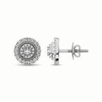 Thumbnail for 10K White Gold 1/3 Ct.Tw. Diamond Stud Earrings