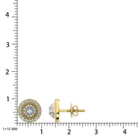 Thumbnail for 10K Yellow Gold 1/3 Ct.Tw. Diamond Stud Earrings