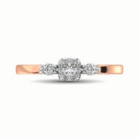 Thumbnail for 10K Rose Gold 1/3 Ct.Tw. Diamond Promise Ring