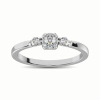 Thumbnail for 10K White Gold 1/3 Ct.Tw. Diamond Promise Ring