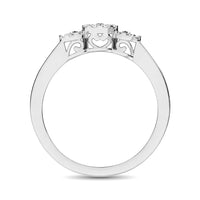 Thumbnail for 10K White Gold 1/3 Ct.Tw. Diamond Fashion Ring
