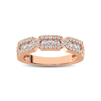 Thumbnail for 14K Rose Gold 1/2 Ct.Tw. Diamond Stackable Band