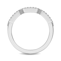Thumbnail for 14K White Gold 5/8 Ct.Tw. Diamond & Blue Sapphire Stackable Band