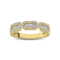 Thumbnail for 14K Yellow Gold 1/2 Ct.Tw. Diamond Stackable Band