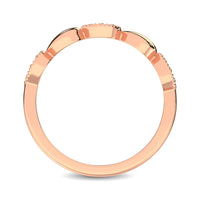 Thumbnail for 14K Rose Gold 1/20 Ct.Tw. Diamond Pear Shape Stackable Band