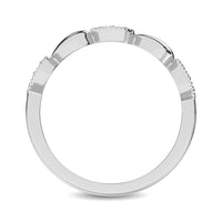Thumbnail for 14K White Gold 1/20 Ct.Tw. Diamond  Pear Shape Stackable Band