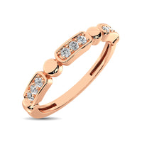 Thumbnail for 14K Rose Gold 1/10 Ct.Tw. Diamond Stackable Band