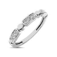 Thumbnail for 14K White Gold 1/10 Ct.Tw. Diamond Stackable Band