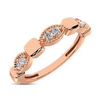 Thumbnail for 14K Rose Gold 1/10 Ct.Tw. Diamond Stackable Band