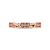 Thumbnail for 14K Rose Gold 1/6 Ct.Tw. Diamond Stackable Band