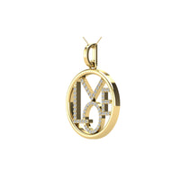 Thumbnail for 10K Yellow Gold 1/10 Ct.Tw. Diamond Accent LOVE Pendant