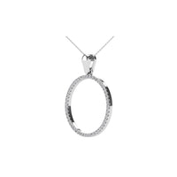 Thumbnail for 10K White Gold 1/6 Ct.Tw. Diamond Circle Pendant