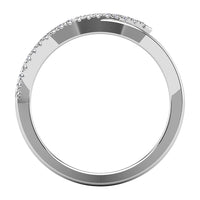 Thumbnail for 10K White Gold 1/5 Ctw Diamond Fashion Ring