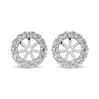 Thumbnail for 14K White Gold Diamond 1/3 Ct.Tw. Earrings Jacket