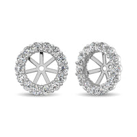 Thumbnail for 14K White Gold Diamond 2/5 Ct.Tw. Earrings Jacket