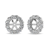 Thumbnail for 14K White Gold Diamond 5/8 Ct.Tw. Earrings Jacket