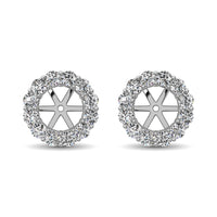Thumbnail for 14K White Gold Diamond 1 Ct.Tw. Earrings Jacket