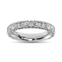 Thumbnail for 14K White Gold Diamond 3 Ct.Tw. 9 Stone Anniversary Band