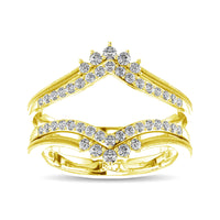 Thumbnail for 14K Yellow Gold 1/2 Ct.Tw. Diamond Guard Ring