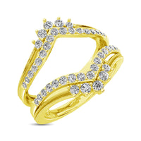 Thumbnail for 14K Yellow Gold 1/2 Ct.Tw. Diamond Guard Ring