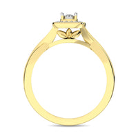 Thumbnail for 10K Yellow Gold Diamond 1/6 Ct.Tw. Promise Ring