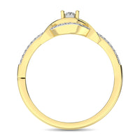 Thumbnail for 10K Yellow Gold Diamond 1/6 Ct.Tw. Promise Ring