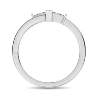 Thumbnail for 10K White Gold Diamond 1/8 Ct.Tw. Cross Ring