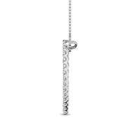Thumbnail for 10K White Gold Diamond 1/2 Ct.Tw. Heart Pendant