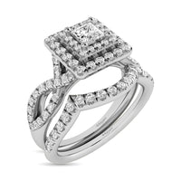 Thumbnail for 14K White Gold 1 Ct.Tw. Diamond Engagement Rings