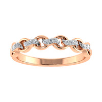 Thumbnail for 10K Rose Gold 1/10 Ct.Tw. Diamond Fashion Ring