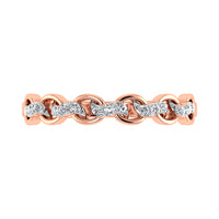 Thumbnail for 10K Rose Gold 1/10 Ct.Tw. Diamond Fashion Ring