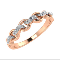 Thumbnail for 10K Rose Gold 1/10 Ct.Tw. Diamond Fashion Ring