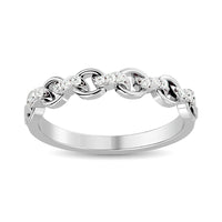 Thumbnail for 10K White Gold 1/10 Ct.Tw. Diamond Fashion Ring