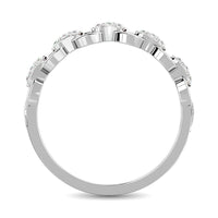Thumbnail for 10K White Gold 1/10 Ct.Tw. Diamond Fashion Ring