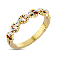 Thumbnail for 10K Yellow Gold 1/10 Ct.Tw. Diamond Fashion Ring
