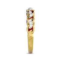 Thumbnail for 10K Yellow Gold 1/10 Ct.Tw. Diamond Fashion Ring