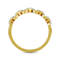 Thumbnail for 10K Yellow Gold 1/10 Ct.Tw. Diamond Fashion Ring