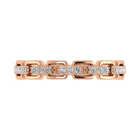 Thumbnail for 10K Rose Gold 1/10 Ct.Tw. Diamond Ladies Band