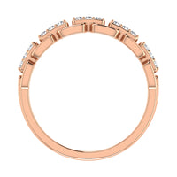 Thumbnail for 10K Rose Gold 1/10 Ct.Tw. Diamond Ladies Band
